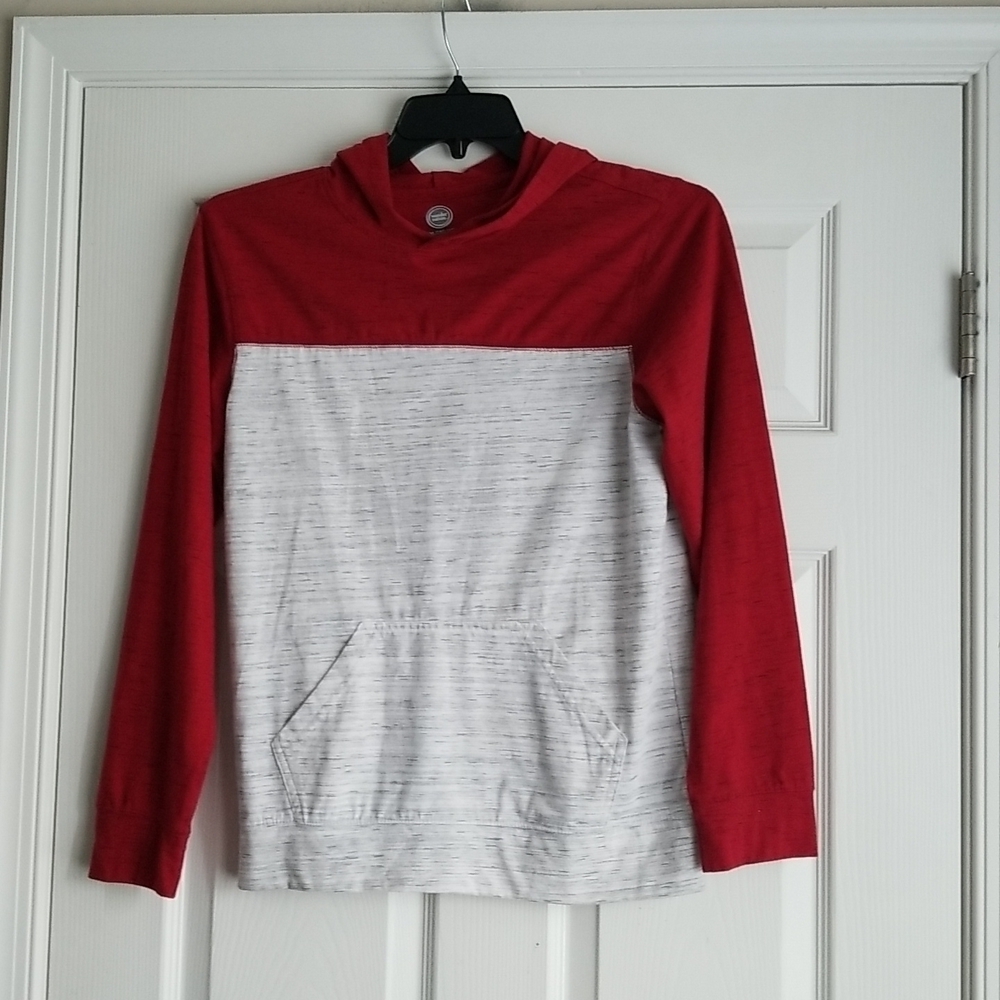 Wonder Nation Boy's Long Sleeve Shirt With Hood